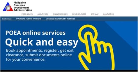 poea website.